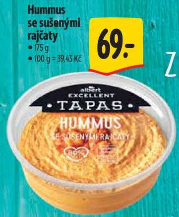 Hummus se sušenými rajčaty, 175 g