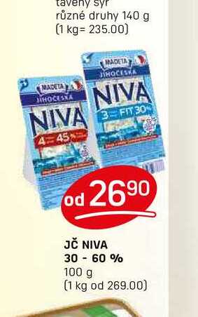 JČ NIVA 30 - 60 % 100g