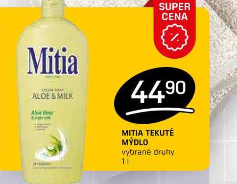 MITIA TEKUTÉ MÝDLO vybrané druhy 1l