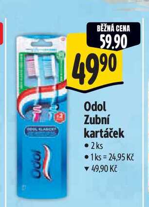  Odol Zubní kartáček 2 ks  