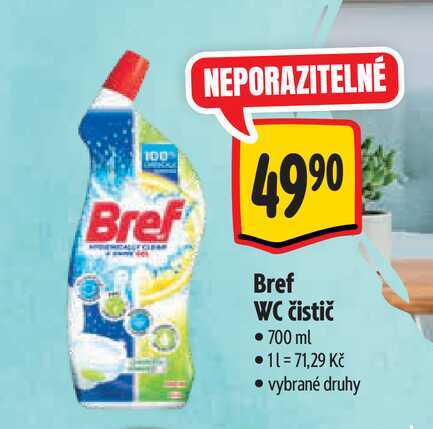  Bref WC čistič 700 ml  