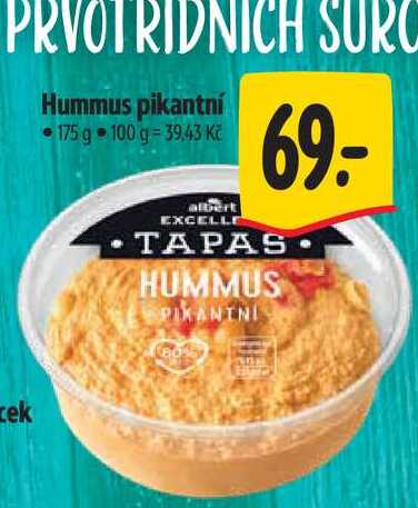  Hummus pikantní 175 g 