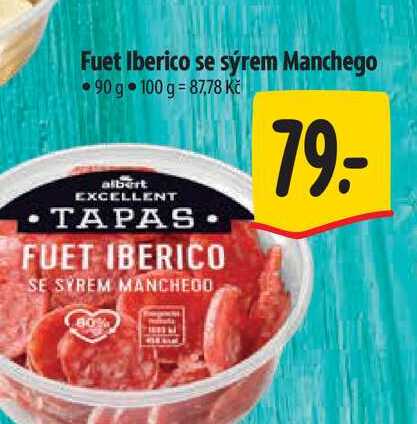 Fuet Iberico se sýrem Manchego 90 g  