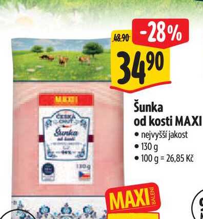  Šunka od kosti MAXI  130 g
