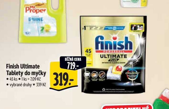  Finish Ultimate Tablety do myčky 45 ks  