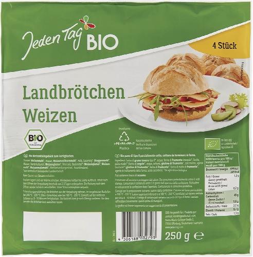 Jeden Tag BIO houstičky pšeničné, 250 g