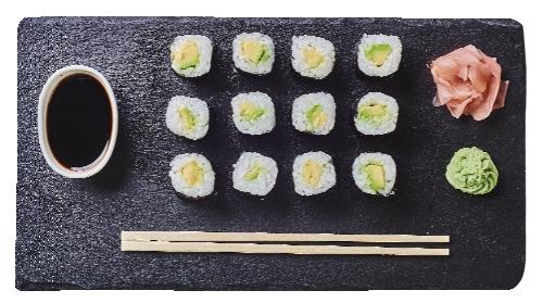 Maki set avokádo