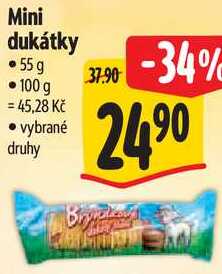 Mini dukátky, 55 g