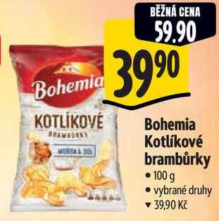 Bohemia Kotlíkové brambůrky, 100 g