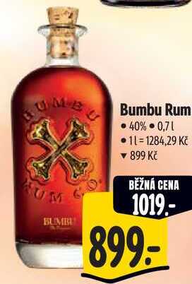 Bumbu Rum, 0,7 l