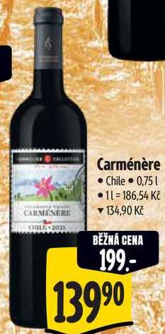 Carménère, 0,75 l