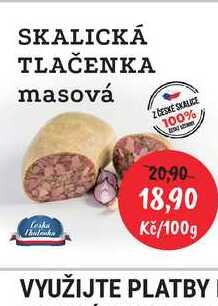 SKALICKÁ TLAČENKA masová 100g 
