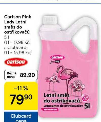 Carlson Pink Lady Letní směs do ostřikovačů, 5 l