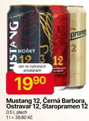 Mustang 12, plech 0,5l