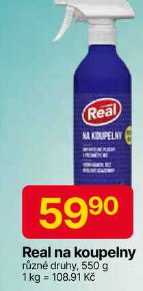 Real na koupelny různé druhy, 550 g 