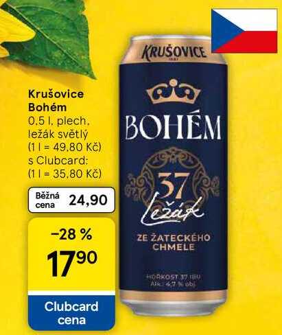 Krušovice Bohém, 0.5 l