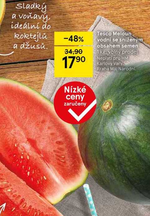 Tesco Meloun vodní se sníženým obsahem semen, 1 kg 