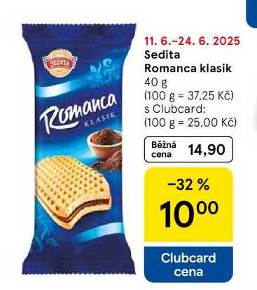 Sedita Romanca klasik, 40 g  