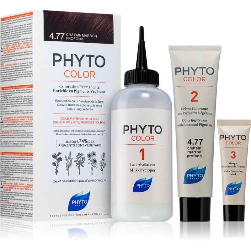 Phyto Color barva na vlasy bez amoniaku odstín 4.77 Intense Chestnut Brown 1 ks