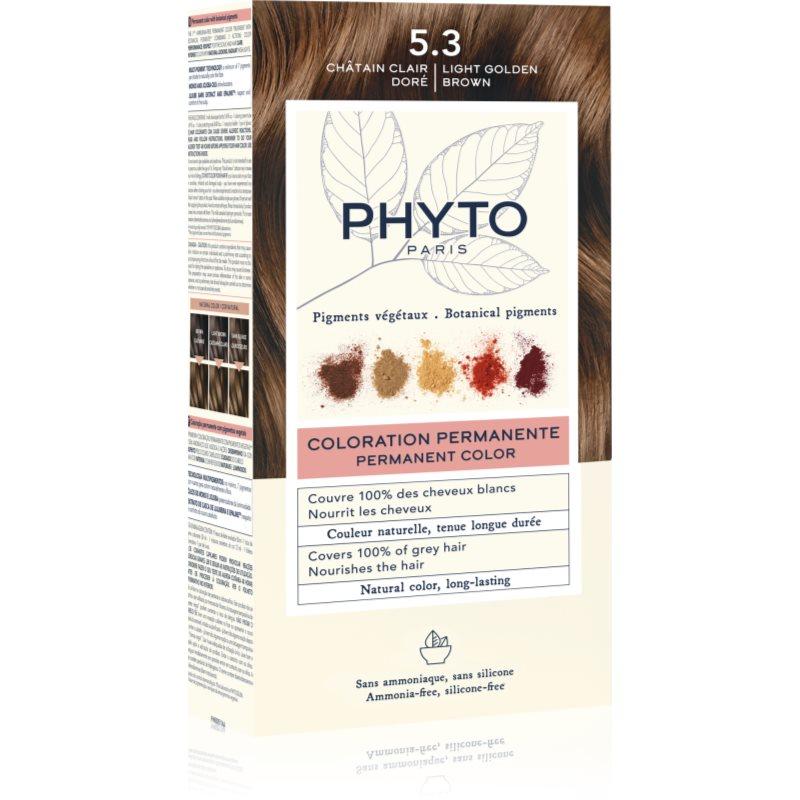 Phyto Color barva na vlasy bez amoniaku odstín 5.3 Light Golden Brown 1 ks