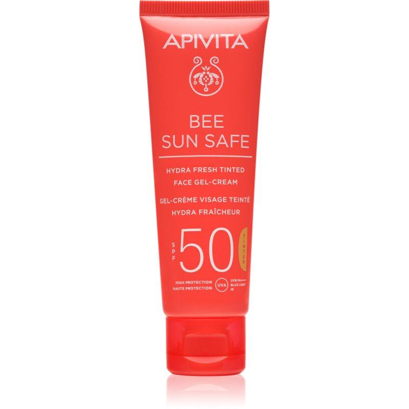 Apivita Bee Sun Safe Hydra Face Tinted Gel-Cream SPF50 tónovaný gel krém SPF 50 50 ml