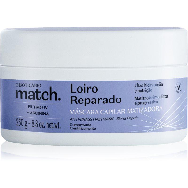oBoticário Match. Blonde Repair regenerační maska pro blond vlasy 250 g