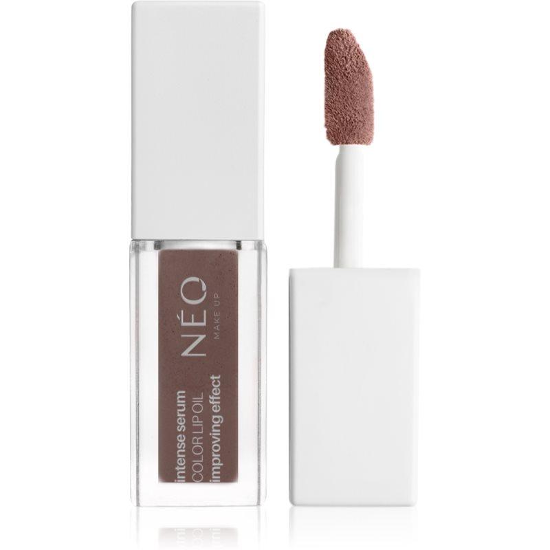 NEO MAKE UP Intense Serum Color Lip Oil lesklá hydratační tekutá rtěnka odstín 02 Rose Nude 4.5 ml