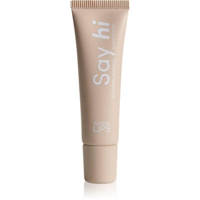 Say Hi Glassy Lips tónovací balzám na rty s peptidy odstín Fuchsia 10 ml