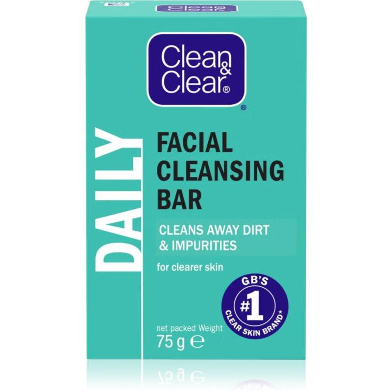 Clean & Clear Daily čisticí tuhé mýdlo na obličej 75 g