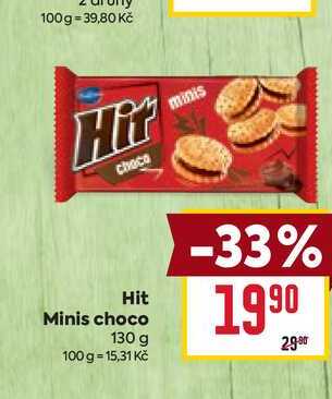 Hit Minis choco 130 g