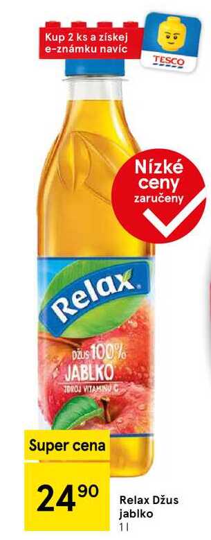 Relax Džus jablko, 1 l 