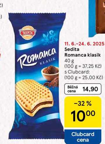Sedita Romanca klasik, 40 g 