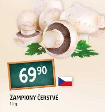 Žampiony čerstvé 1 kg