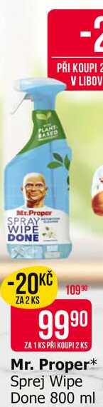 Mr. Proper Sprej Wipe Done 800 ml 