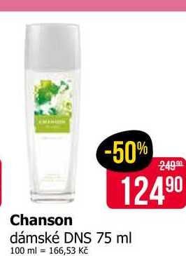 Chanson dámské DNS 75 ml