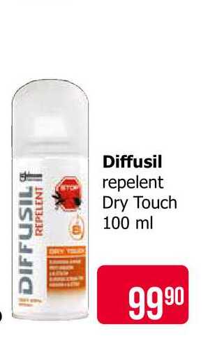Diffusil repelent Dry Touch 100 ml 