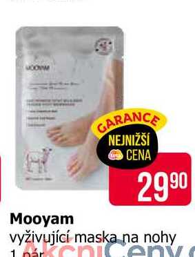 Mooyam vyživující maska na nohy 1 pár 