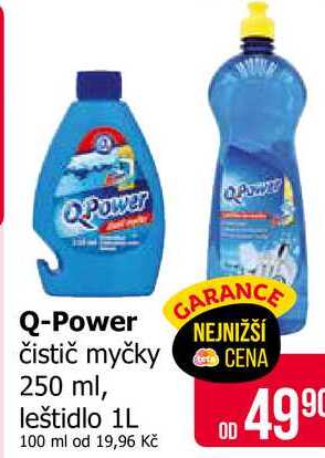 Q-Power čistič myčky 250 ml