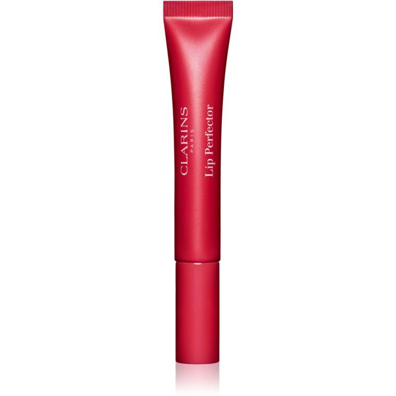 Clarins Lip Perfector Glow třpytivý lesk na rty a tváře odstín 24 fuchsia glow 12 ml