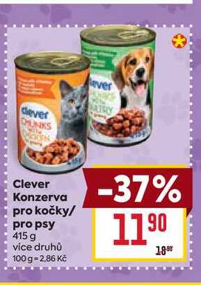 Clever Konzerva pro kočky/ pro psy 415 g