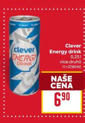 Clever Energy drink 0,25l