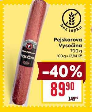 Pejskarova Vysočina 700 g 