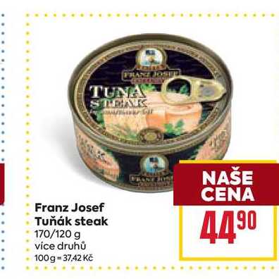 Franz Josef Tuňák steak 170/120 g 