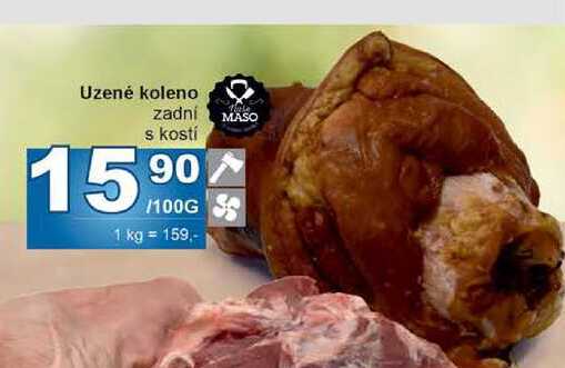 Uzené koleno zadní s kostí 100g