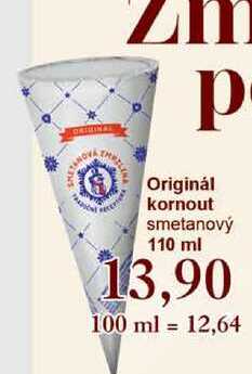 Originál kornout smetanový 110 ml 
