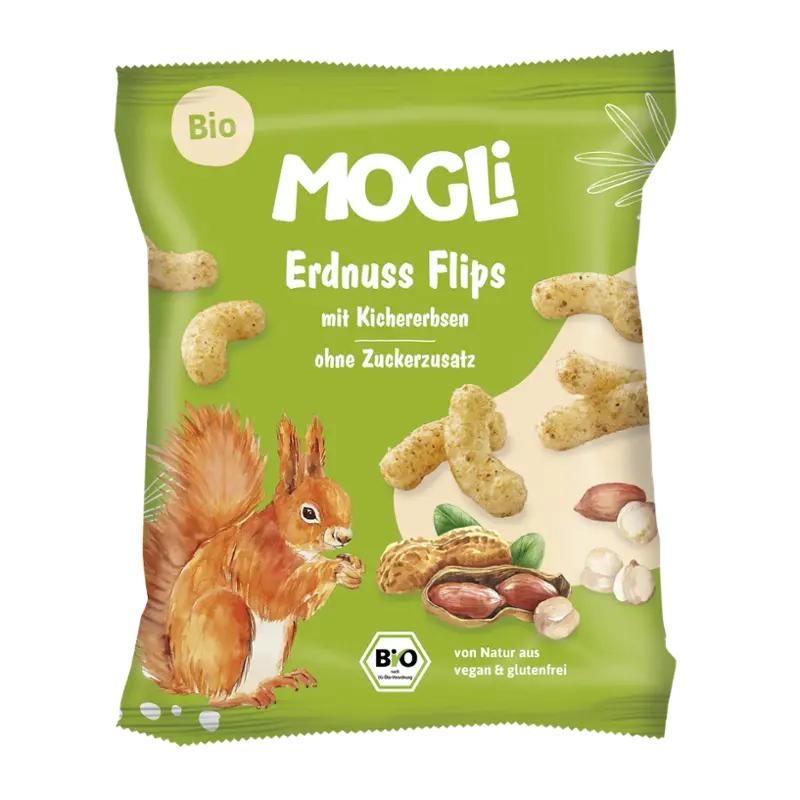 MOGLi BIO arašídové křupky, 30 g