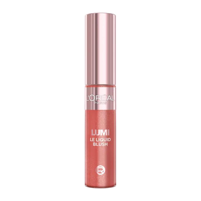 L'Oréal Tekutá tvářenka Lumi Liquid Blush Glowy 630 True Rose, 1 ks
