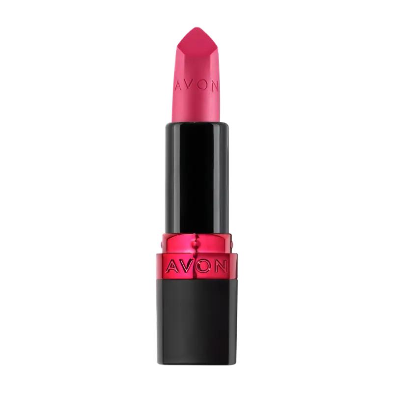 AVON  Rtěnka s SPF30 Ultra Matte 24 Power Pink, 1 ks