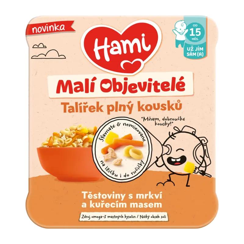 Hami Malí objevitelé těstoviny s mrkví a kuřecím masem, 200 g