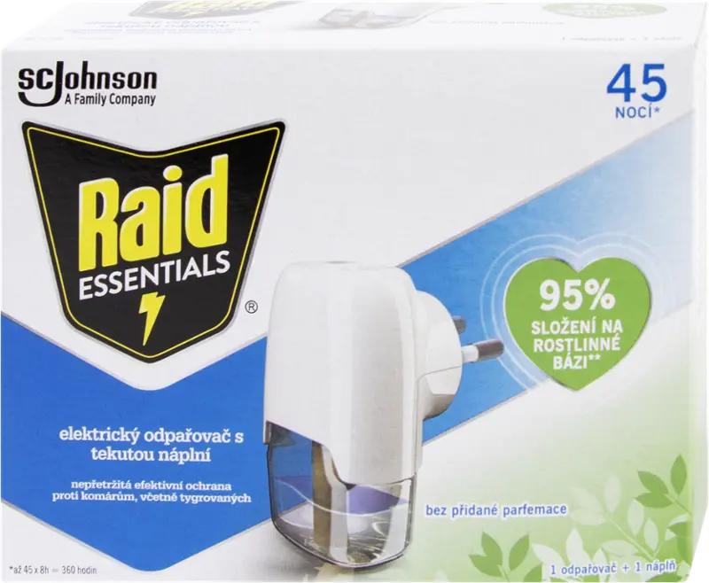 Raid Elektrický tekutý odpařovač náhradní náplň Essentials, 27 ml
